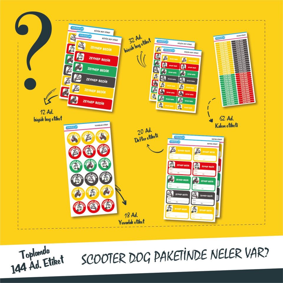 ÇILGIN SCOOTER DOG