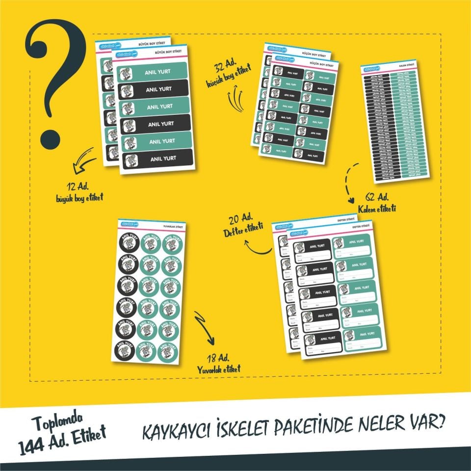 ÇILGIN KAYKAYCI İSKELET