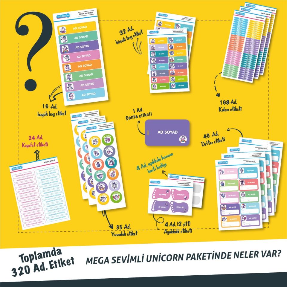 MEGA SEVİMLİ UNİCORN