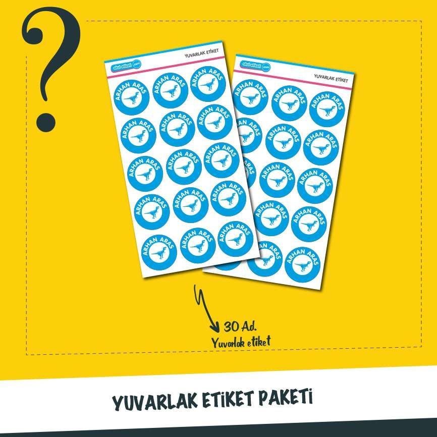 YUVARLAK ETİKET