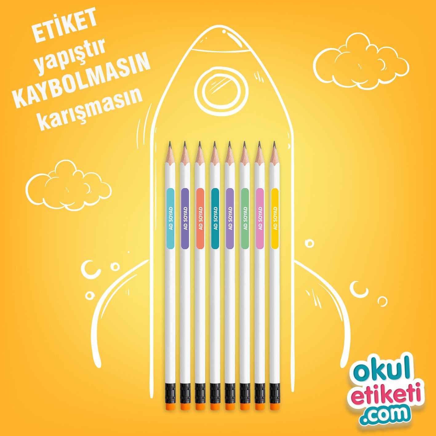 UNİCORN KALEM ETİKETİ