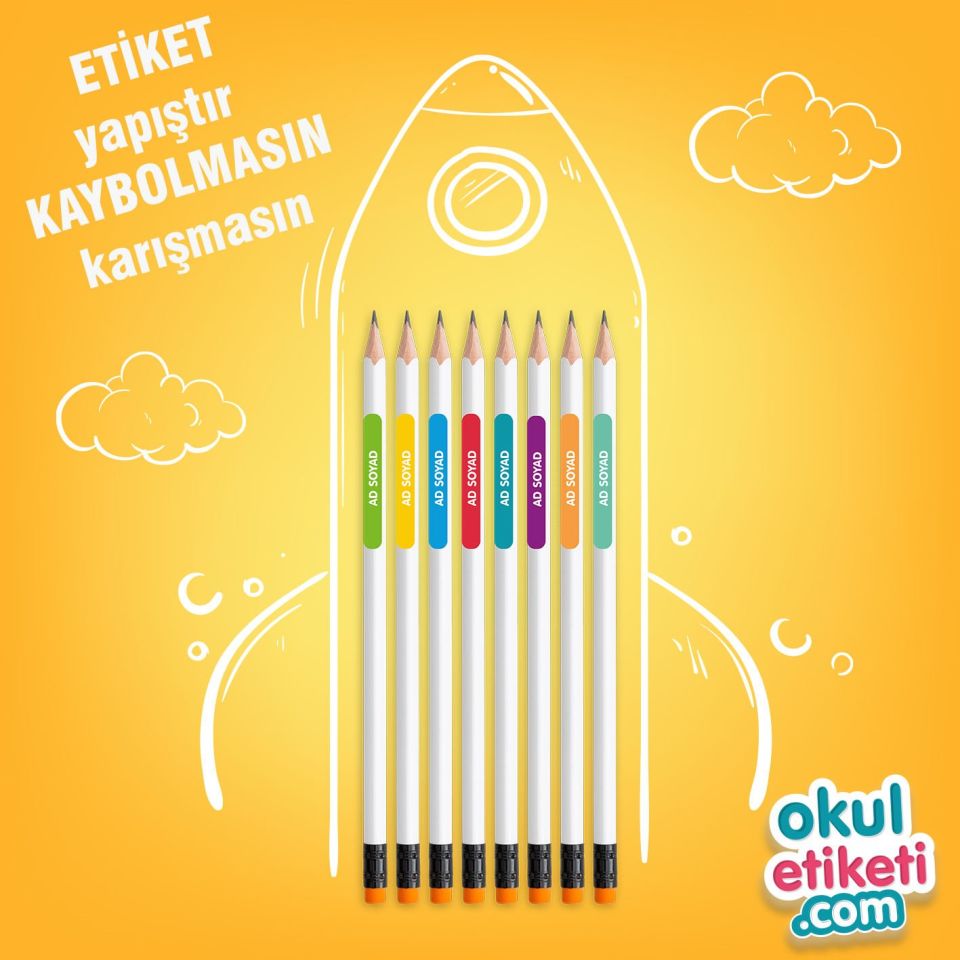 RENGARENK KALEM ETİKETİ