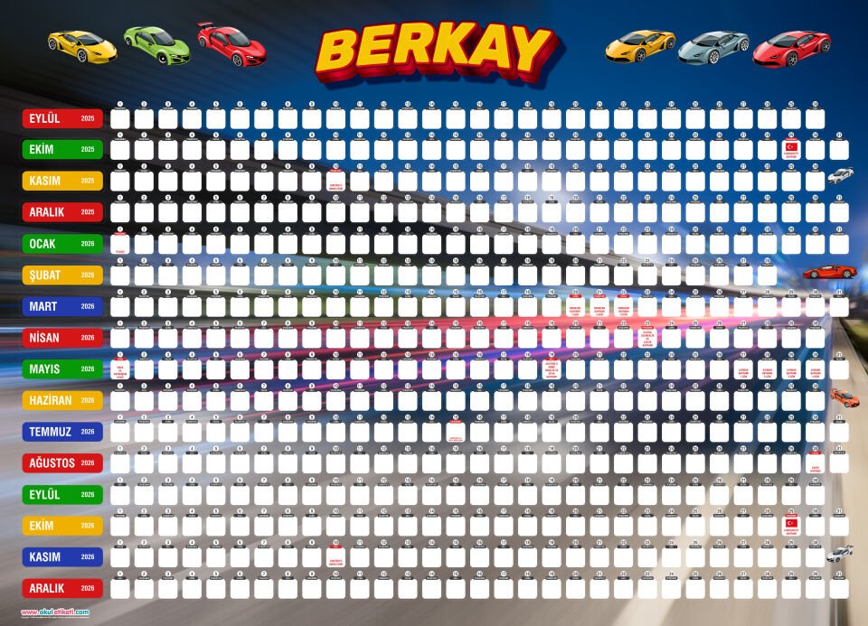 SPORT CAR TAKVİM