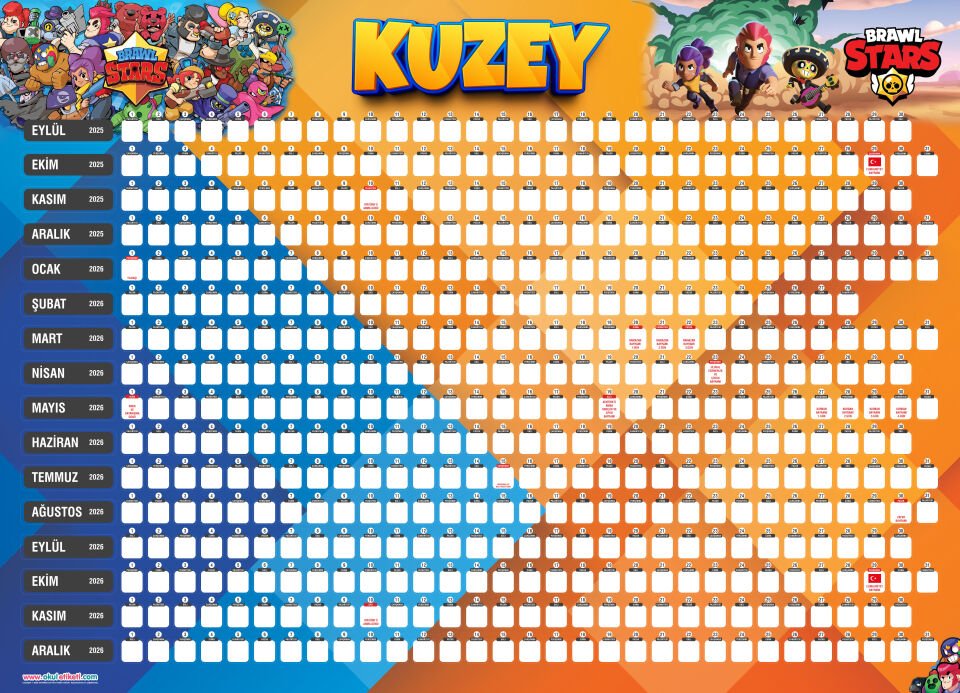 BRAWLSTARS TAKVİM