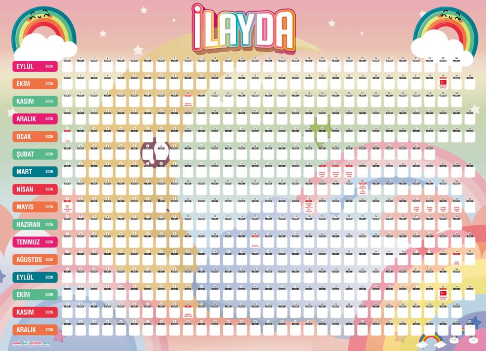 GÖKKUŞAĞI TAKVİMİ