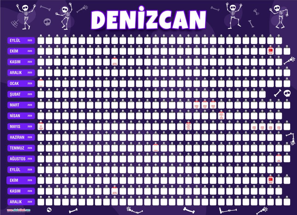 İSKELET TAKVİM