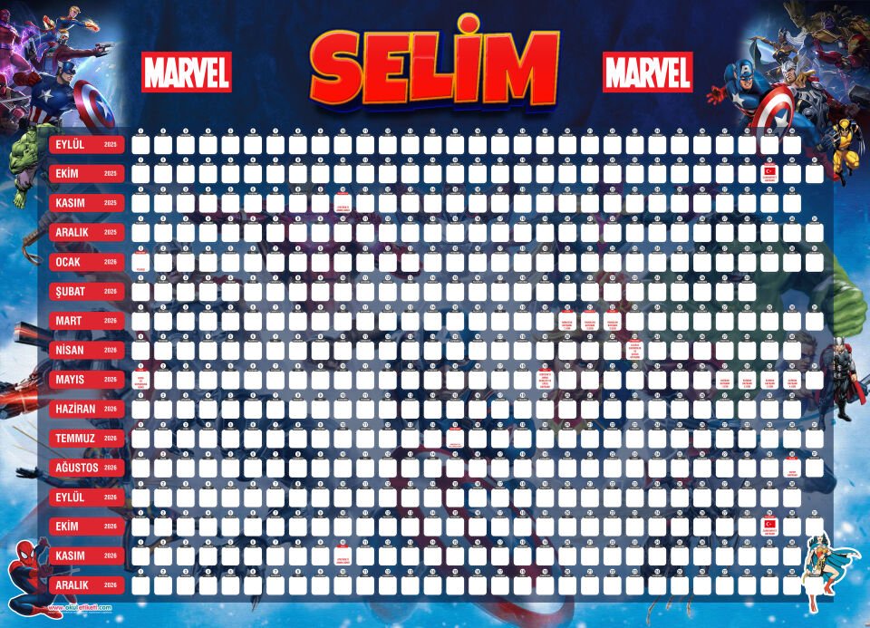 MARVEL TAKVİM