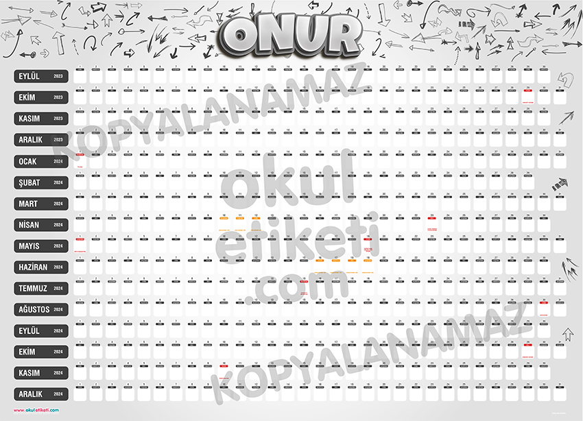 OKLAR TAKVİMİ