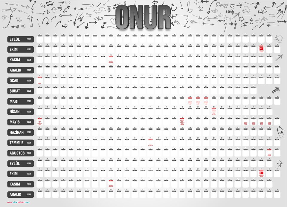 OKLAR TAKVİMİ
