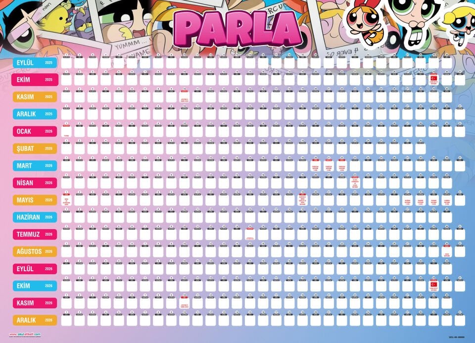 POWERPUFF TAKVİM