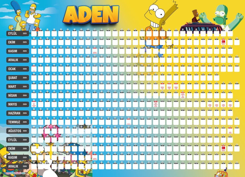 SİMPSON TAKVİM