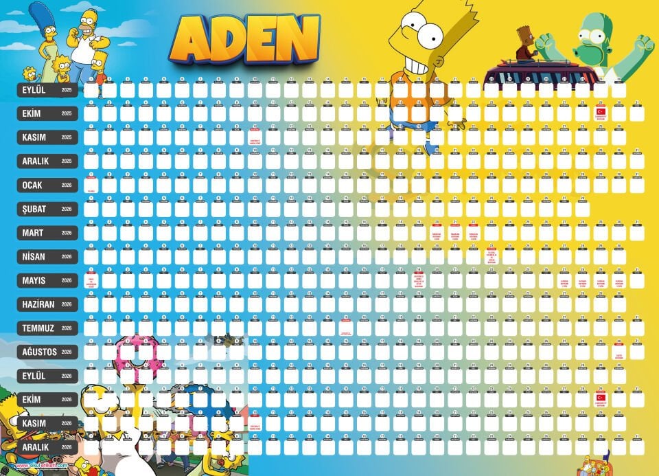 SİMPSON TAKVİM