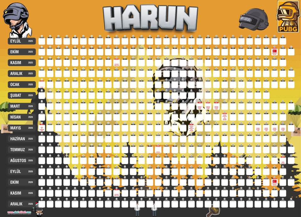 PUBG TAKVİM