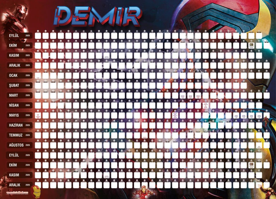 DEMİR ADAM TAKVİM