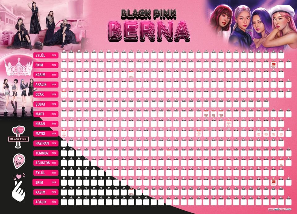 BLACKPİNK TAKVİM