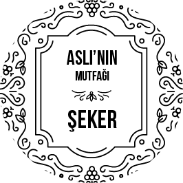 SALKIM DESENLİ MUTFAK ETİKETİ