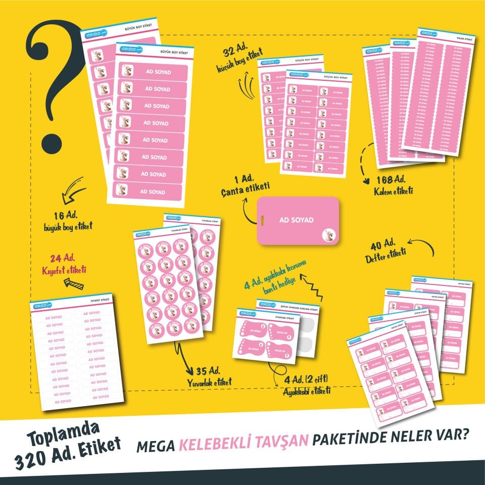 MEGA KELEBEKLİ TAVŞAN