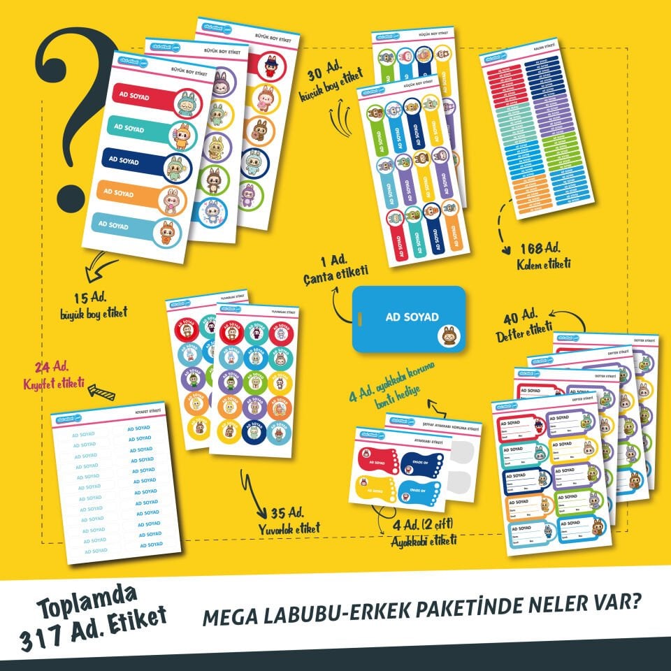 MEGA ERKEK LABUBU
