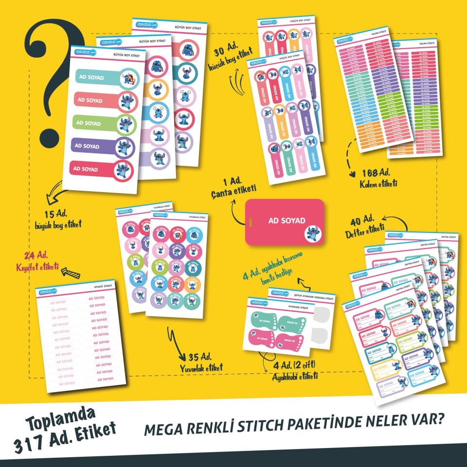 MEGA RENKLİ STITCH