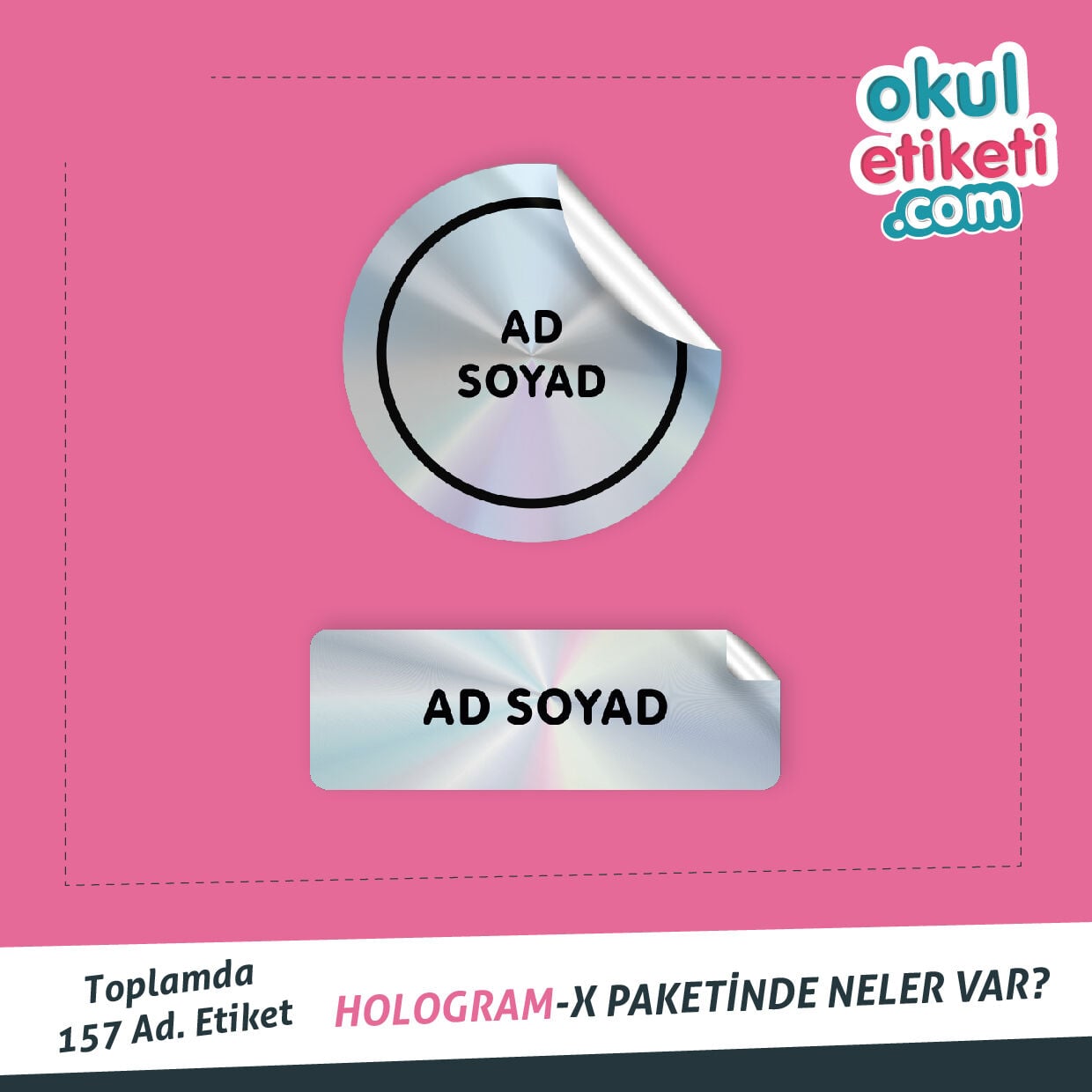 HOLOGRAM-X ETİKET PAKETİ