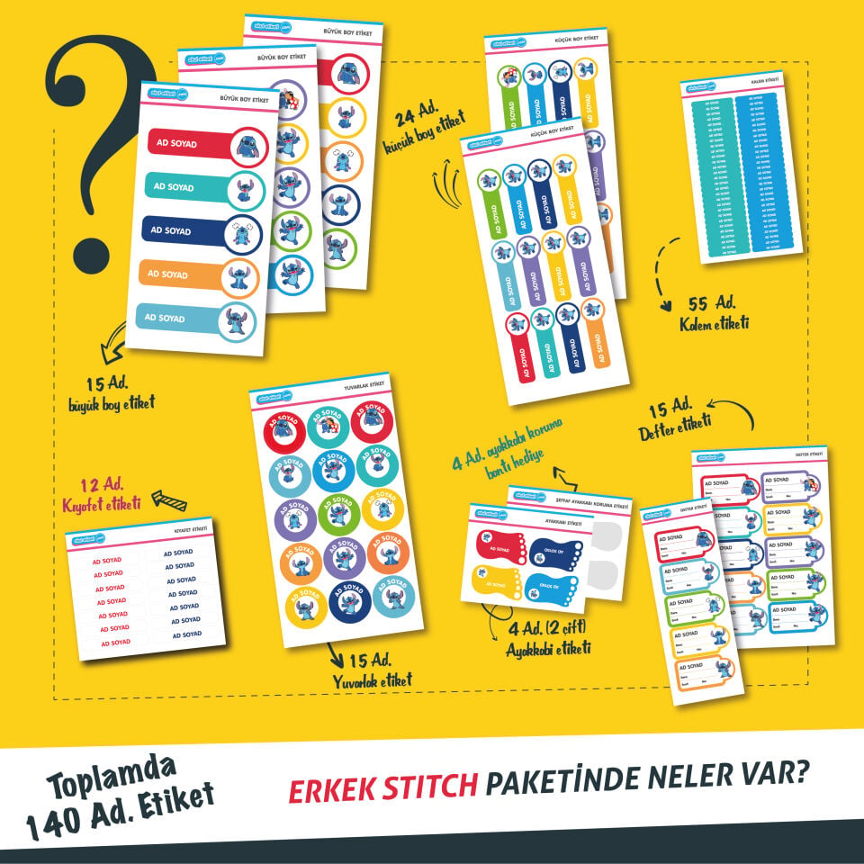 ERKEK RENKLİ STITCH